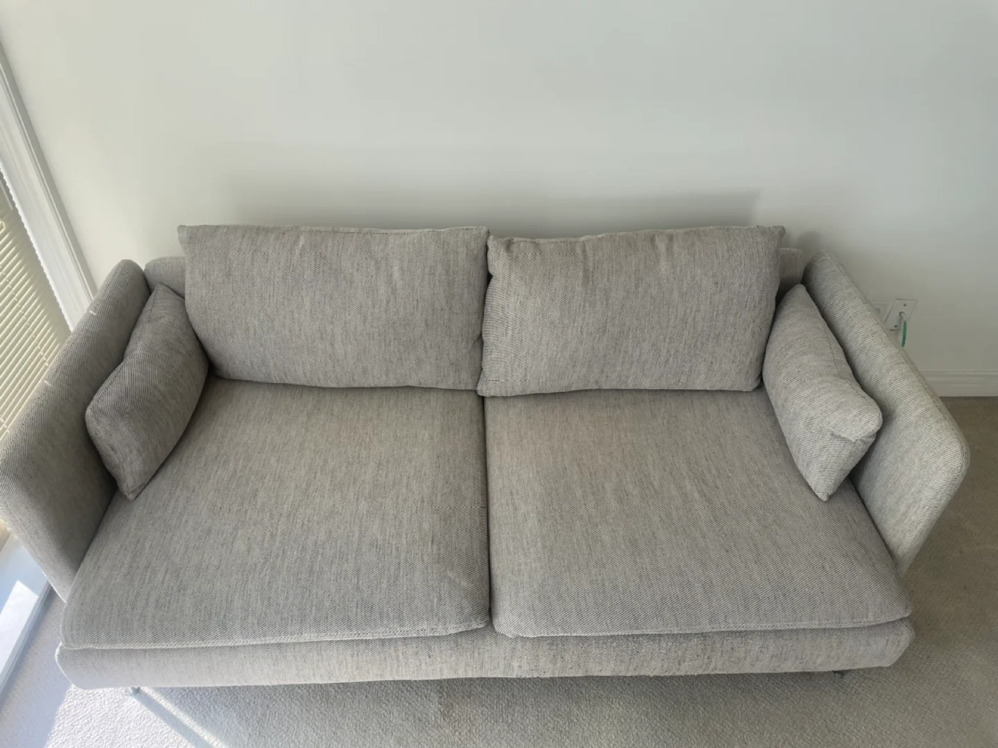 IKEA SÖDERHAMN 2 seat sofa with Viarp beige/brown cover image indicator(3)