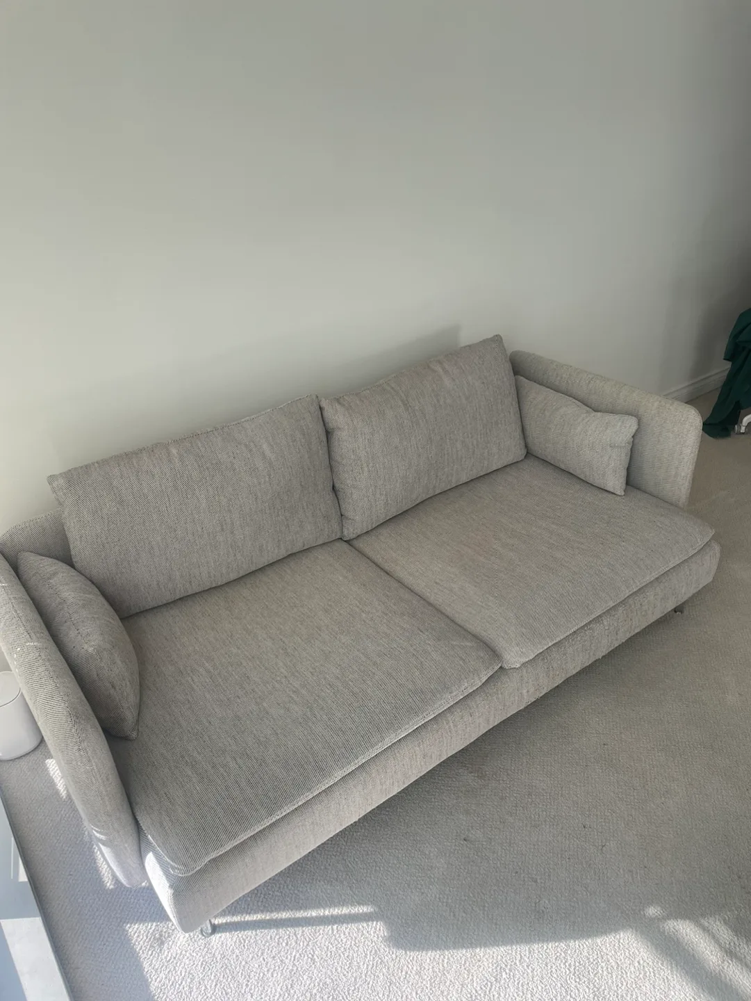 IKEA SÖDERHAMN 2 seat sofa with Viarp beige/brown cover image indicator(2)