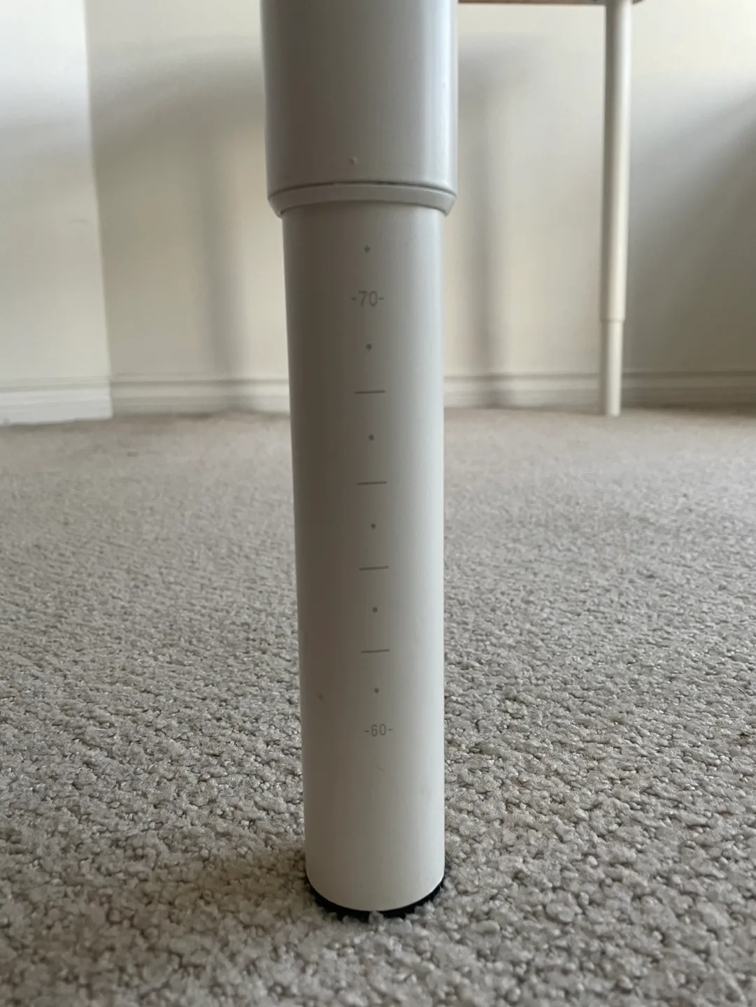 IKEA desk | ANFALLARE bamboo desktop and OLOV adjustable legs image indicator(5)