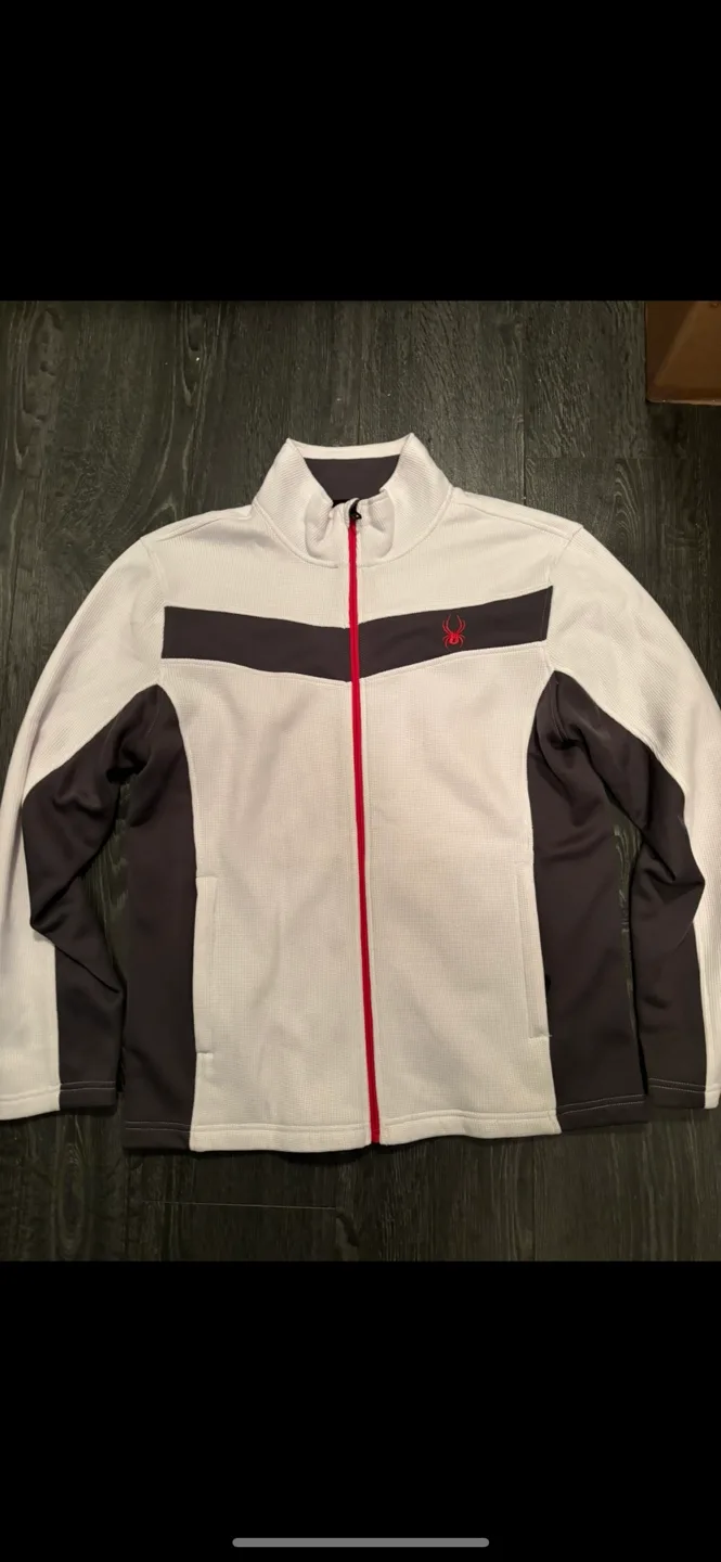 Spyder Men's Size Large  Zip-Up Fleece Jacket thumbnail