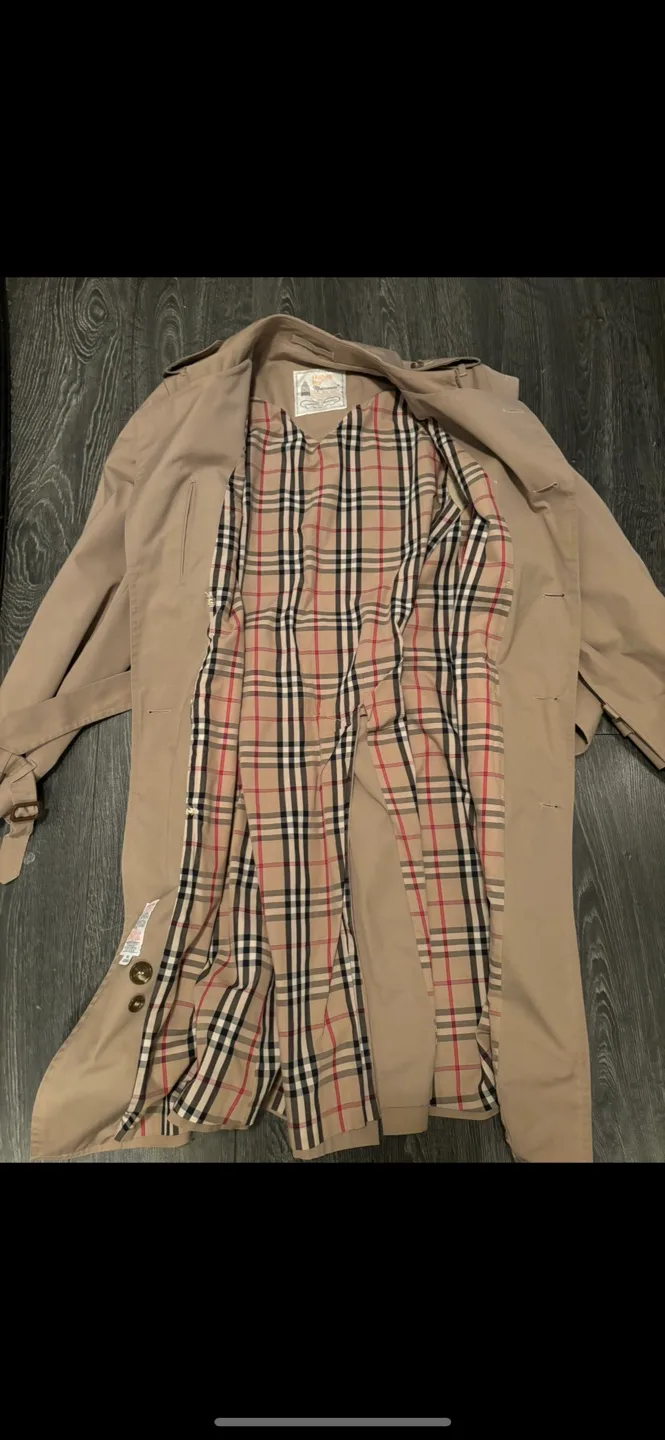Men’s London Fog Trench Coat Large thumbnail