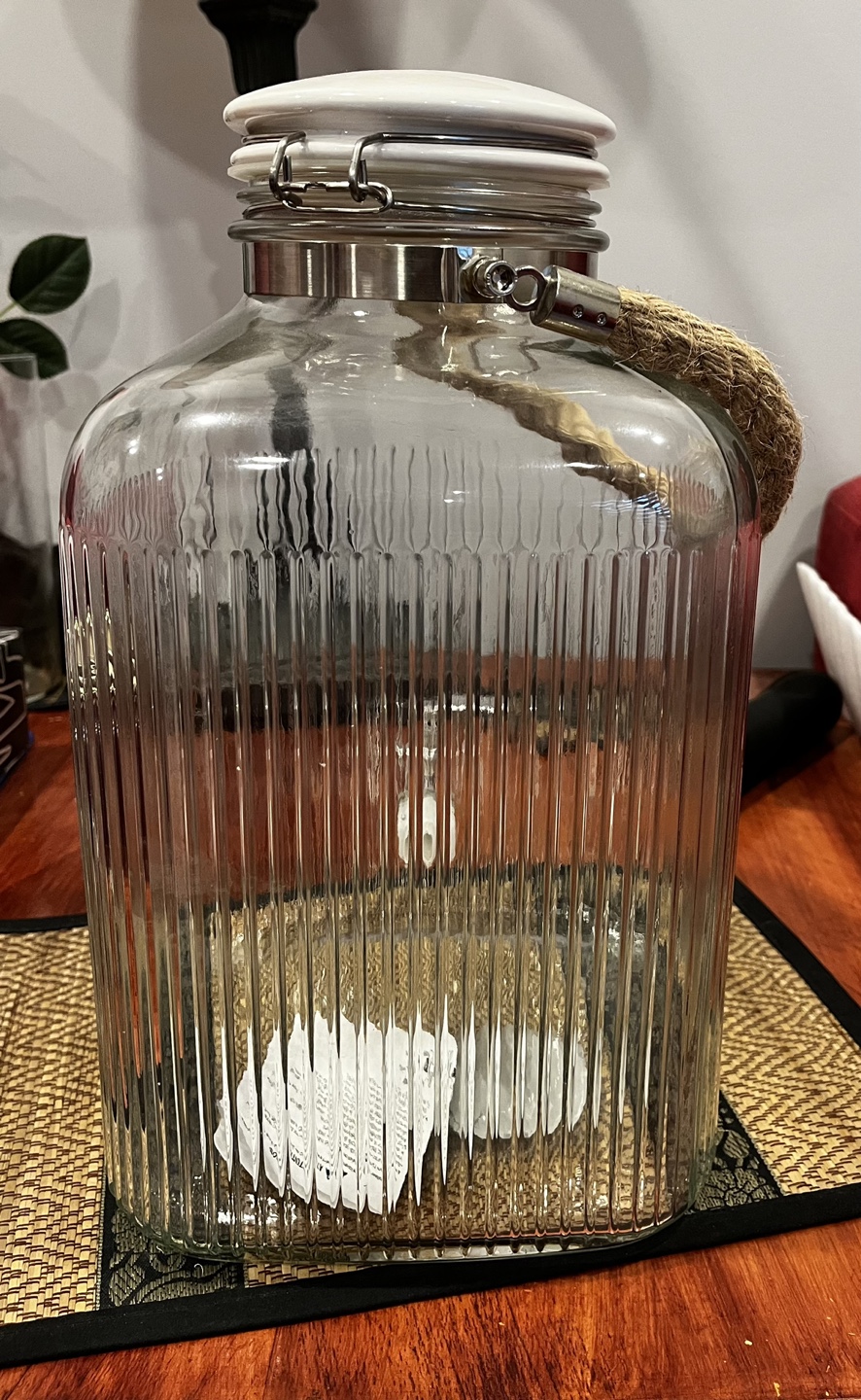 Large Glass Beverage Dispenser with Spigot - photo 3