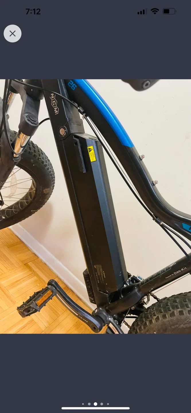 NCM Moscow E-bike - Electric Fat Tire Mountain Bike image indicator(2)