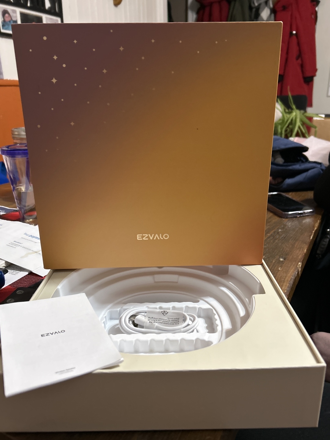EZVALO Wireless Charger with LED Ring Light - photo 3