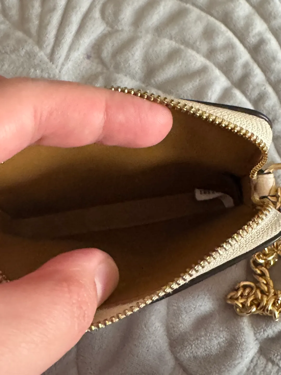 Coach Floral Card Case with Chain image indicator(6)