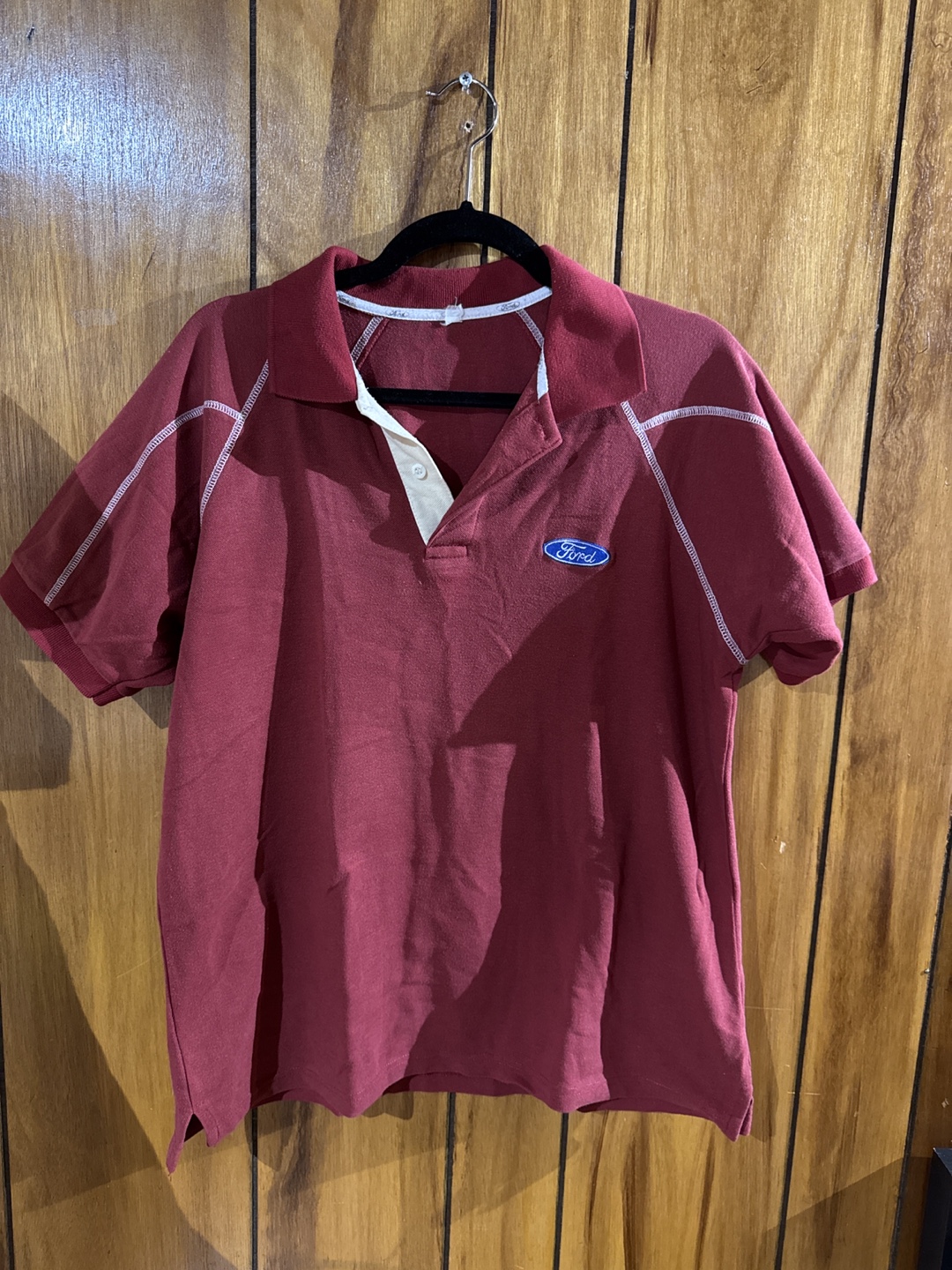 Vintage Ford Maroon Polo Shirt