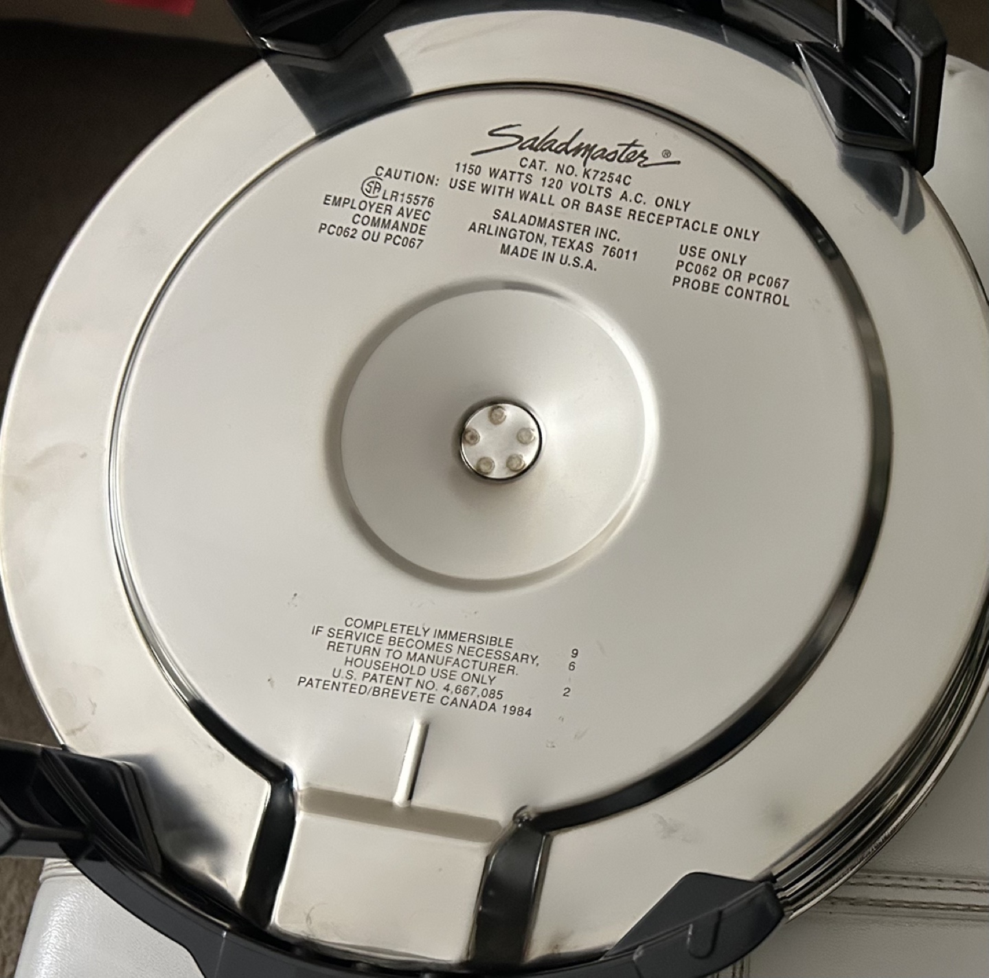 Saladmaster Electric Skillet - photo 4