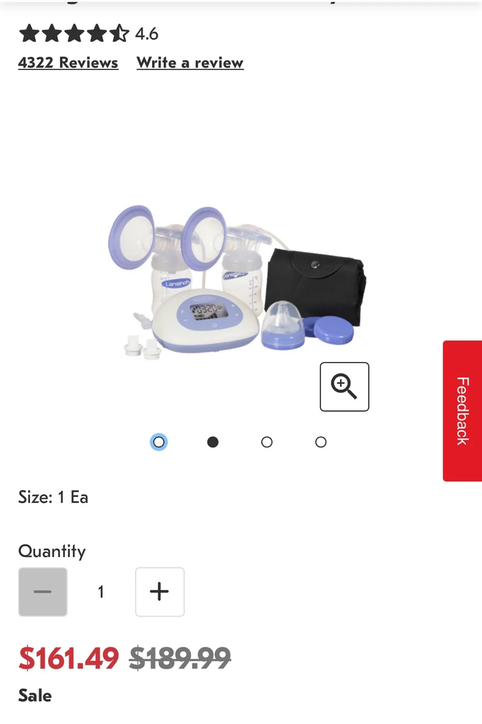 Breast Pump Double Electric image indicator(5)