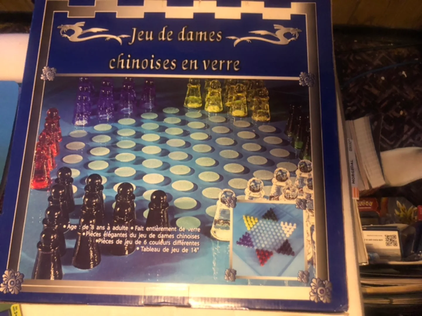 Glass Chinese Checkers Game image indicator(3)