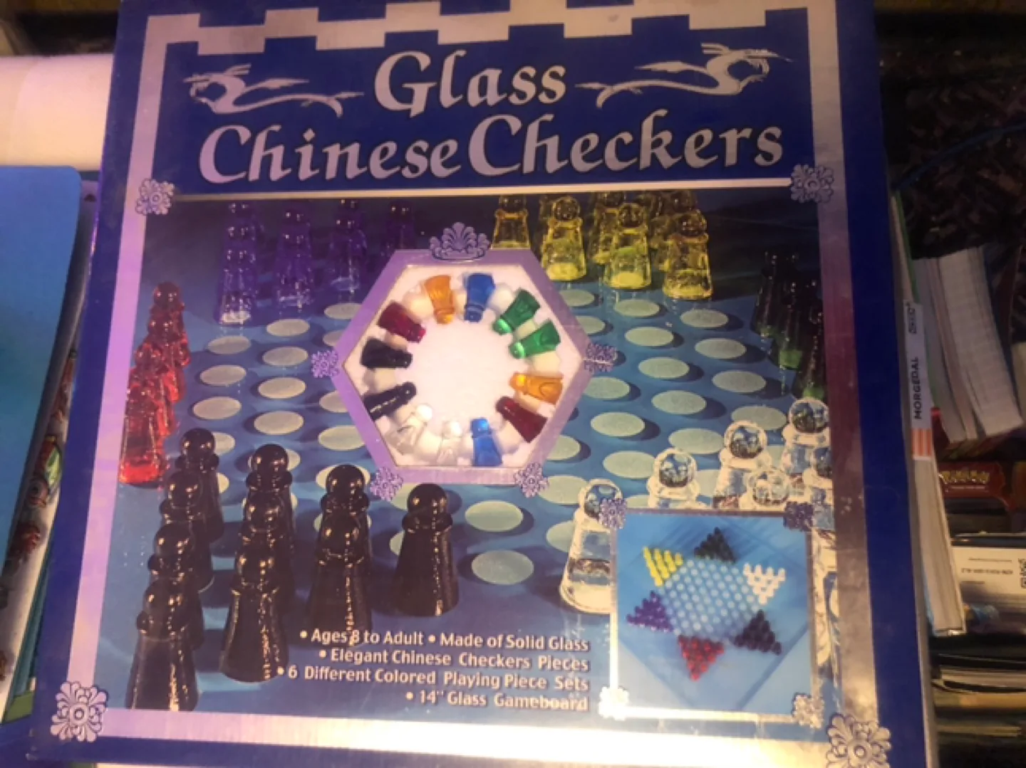 Glass Chinese Checkers Game image indicator(2)