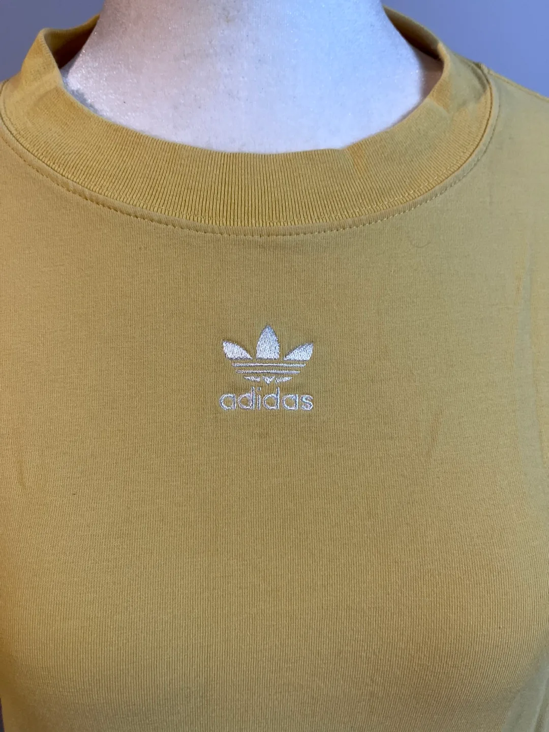 Adidas Mustard Yellow T-Shirt Dress image indicator(2)