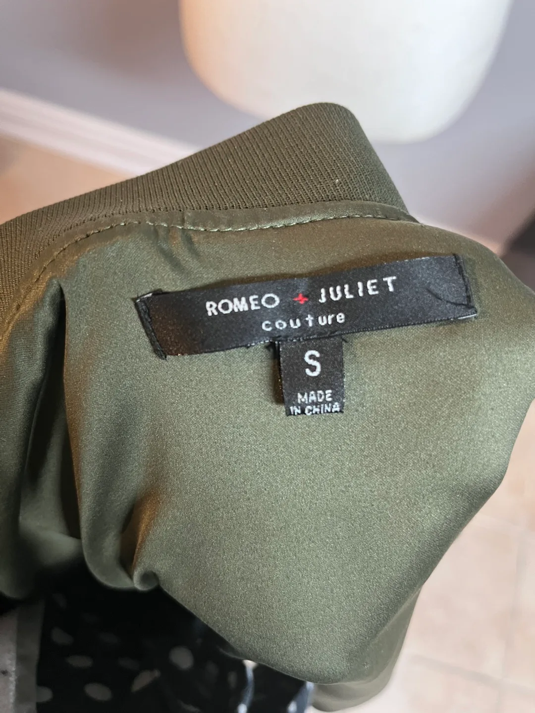 Embroidered Satin Bomber Jacket image indicator(4)