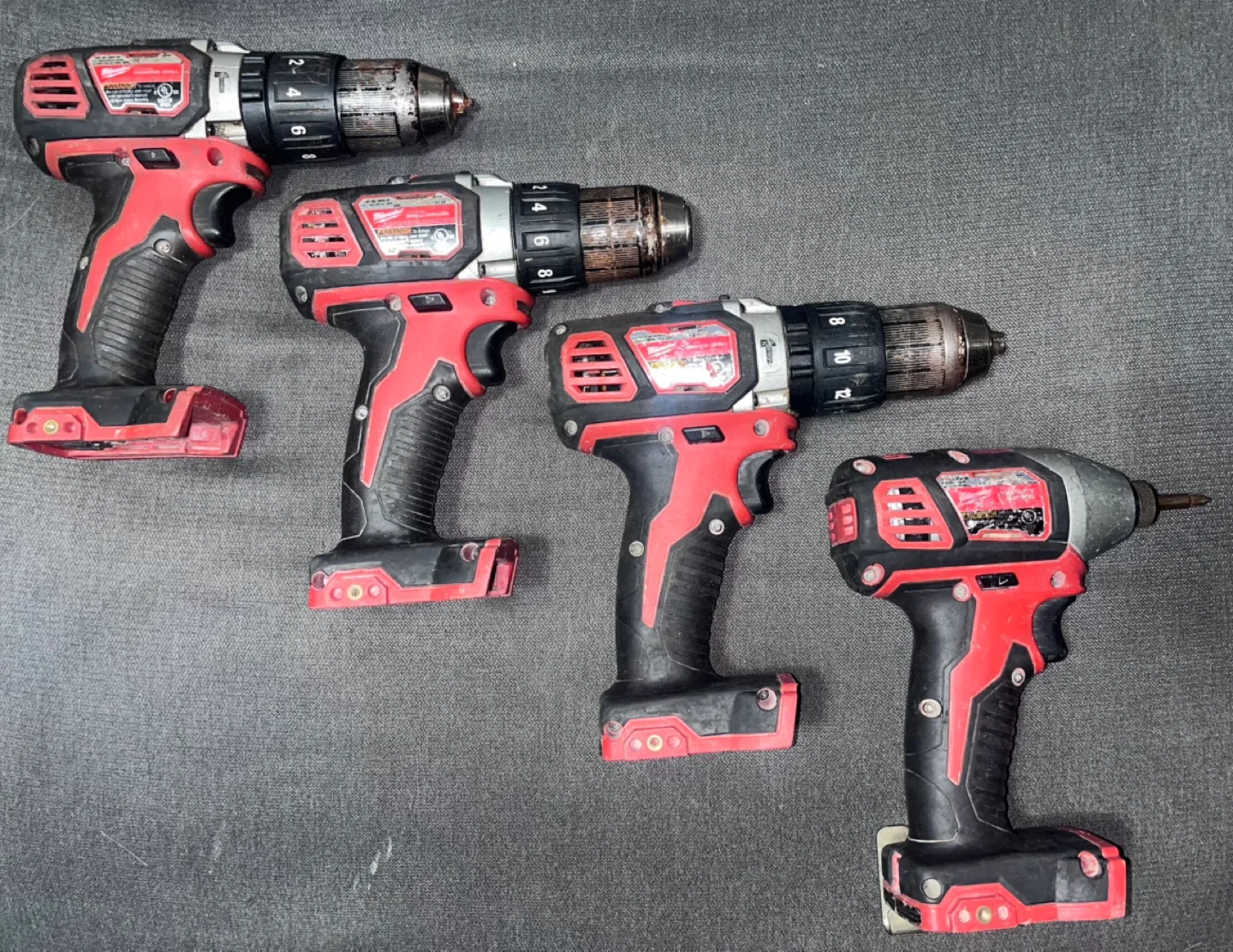 Milwaukee M18 18V Cordless Drill & Impact Drivers for Sale image indicator(2)