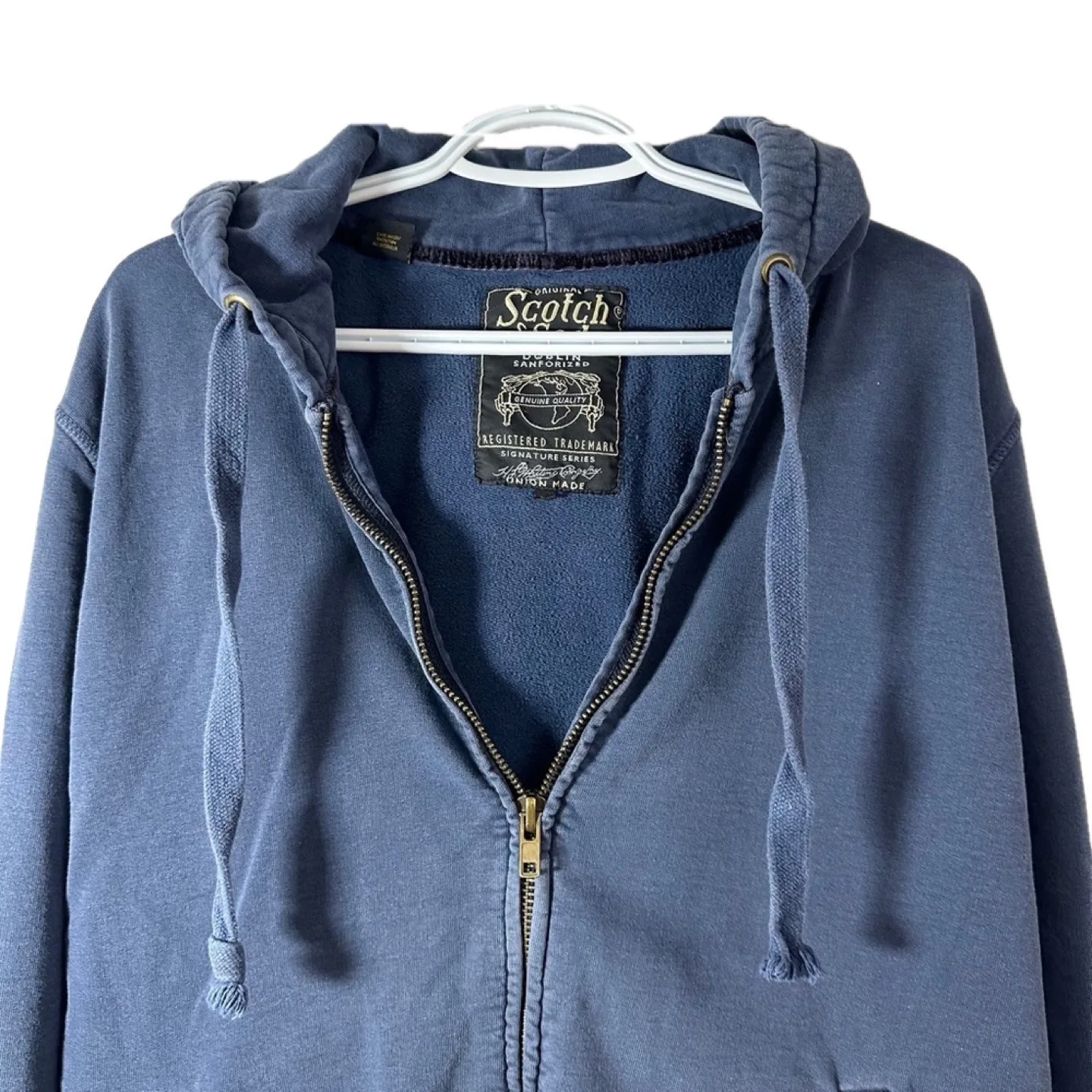 Scotch&Soda H. L. Whiting Co Heritage Full Zip Hoodie Navy XL image indicator(2)