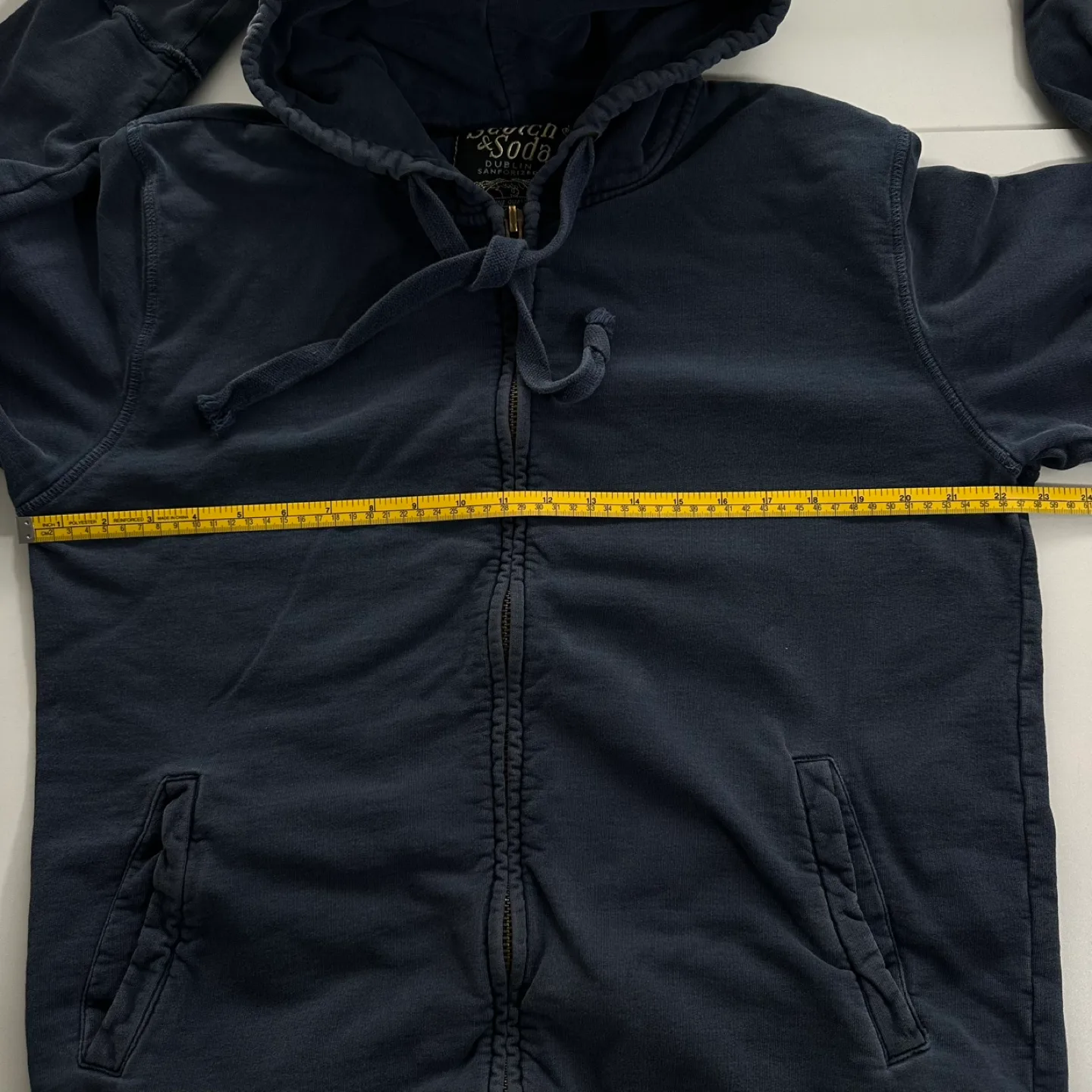 Scotch&Soda H. L. Whiting Co Heritage Full Zip Hoodie Navy XL image indicator(9)