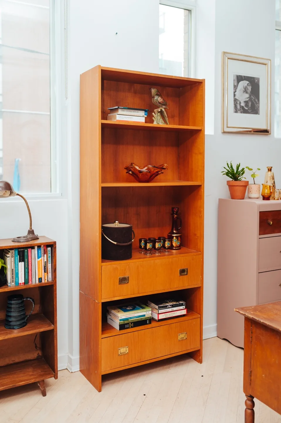 Danish Teak MCM Vintage Shelf 🤎 thumbnail