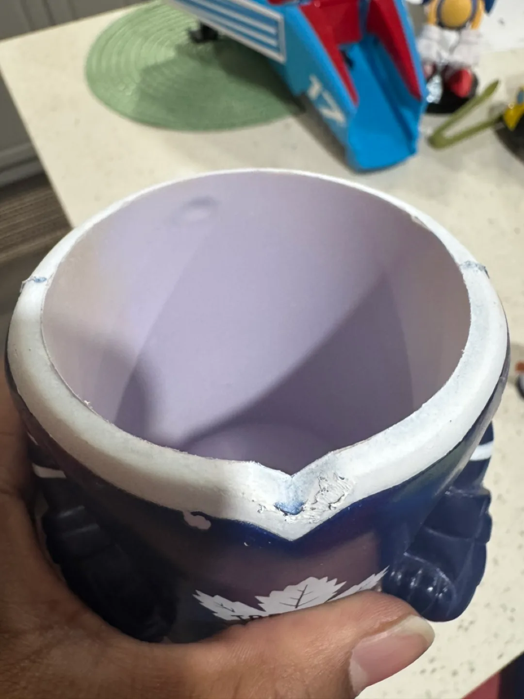 Toronto Maple Leafs goalie-shaped cup image indicator(4)