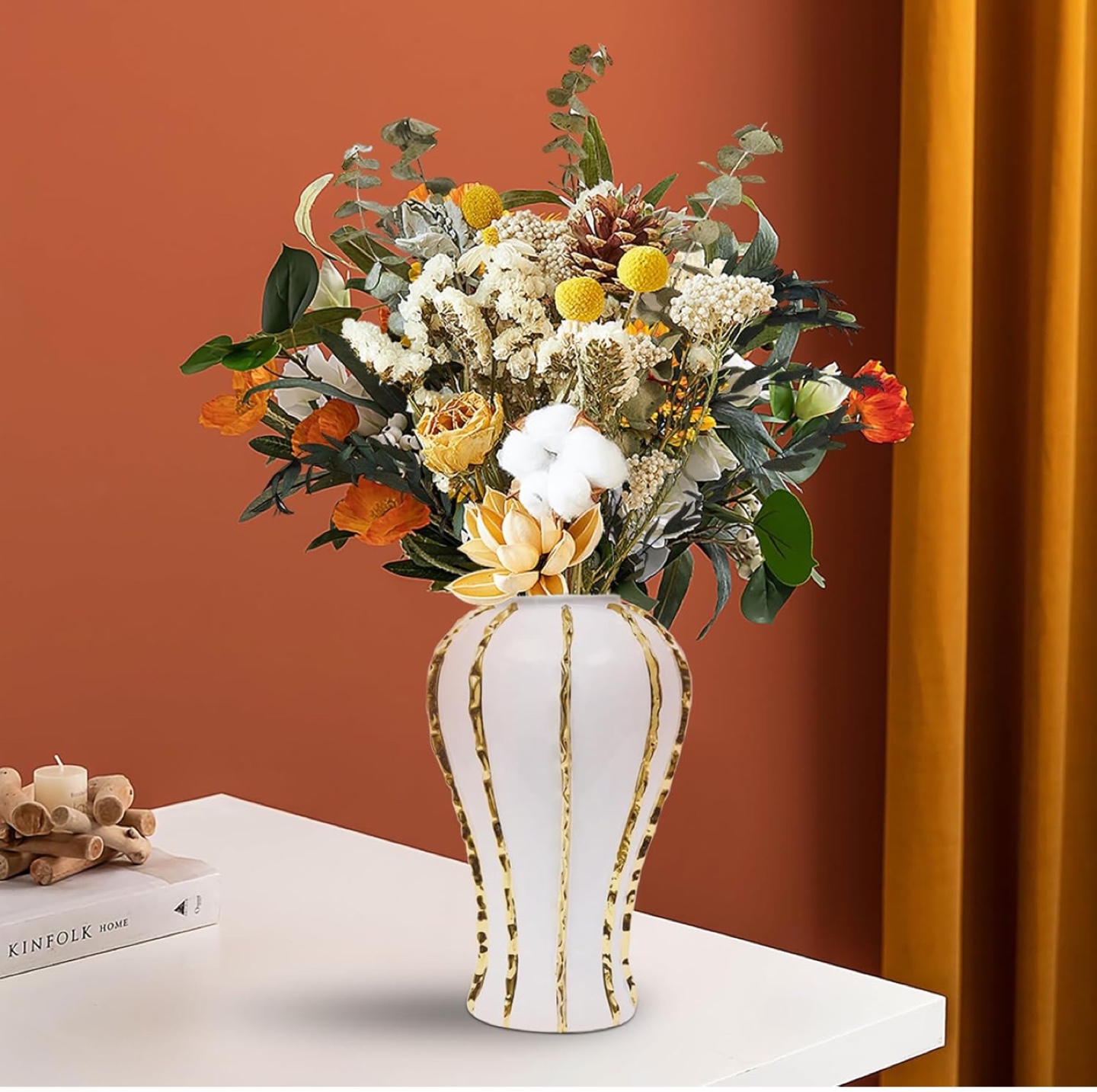 Elegant ceramic flower vase - photo 2