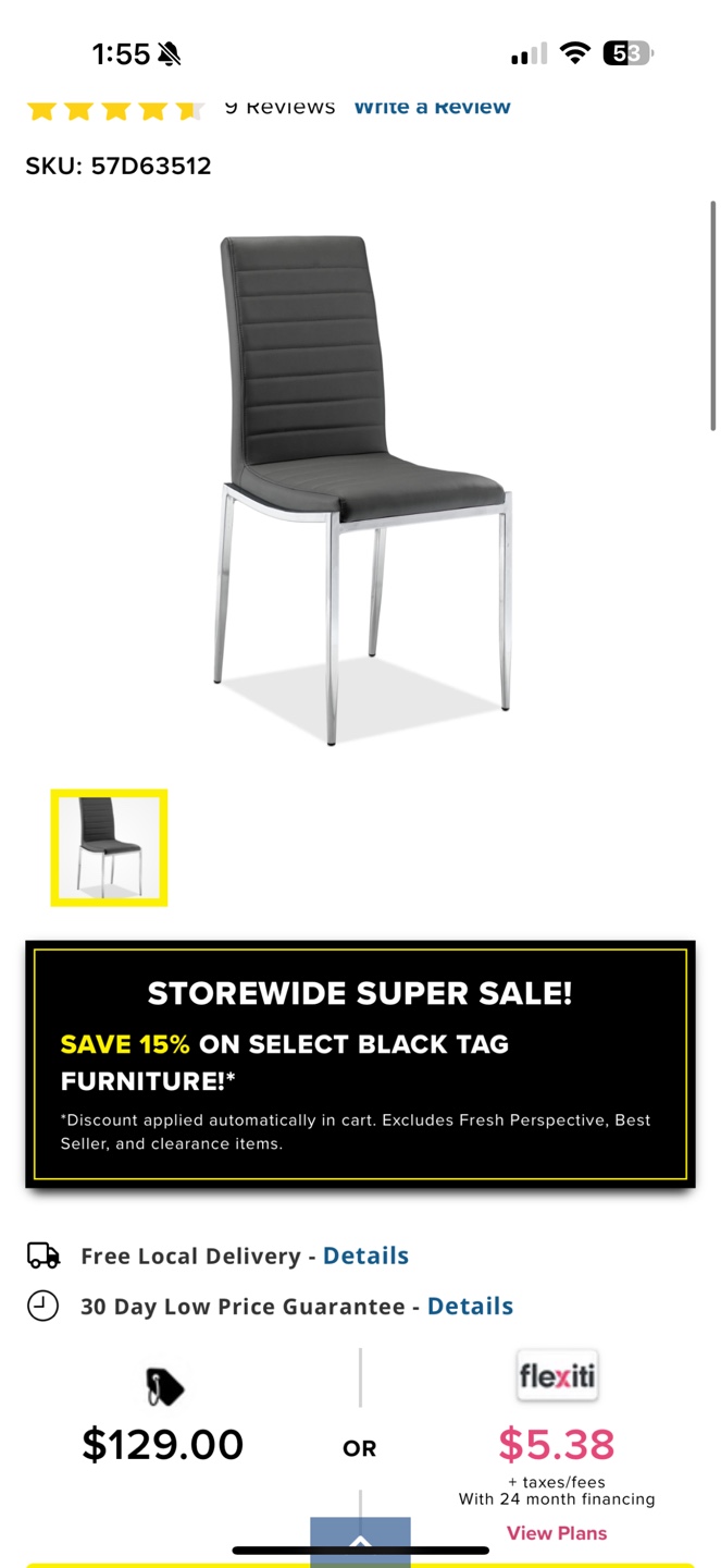 Glass Dining table with 4 chairs - photo 5