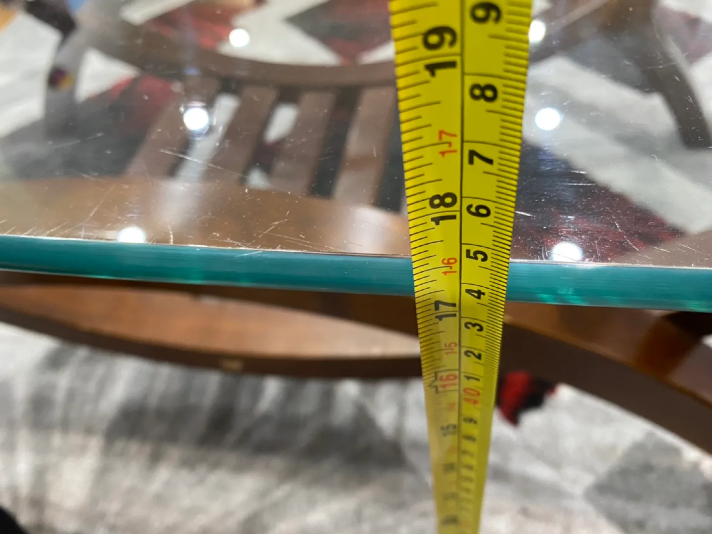 🥕Ricci 48" Modern Glass Top Coffee Table image indicator(4)