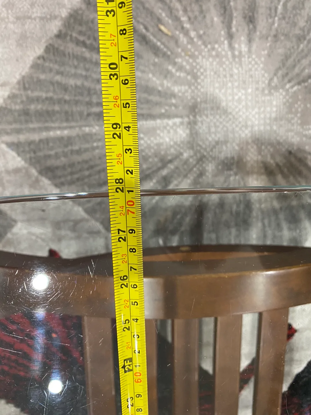 🥕Ricci 48" Modern Glass Top Coffee Table image indicator(5)