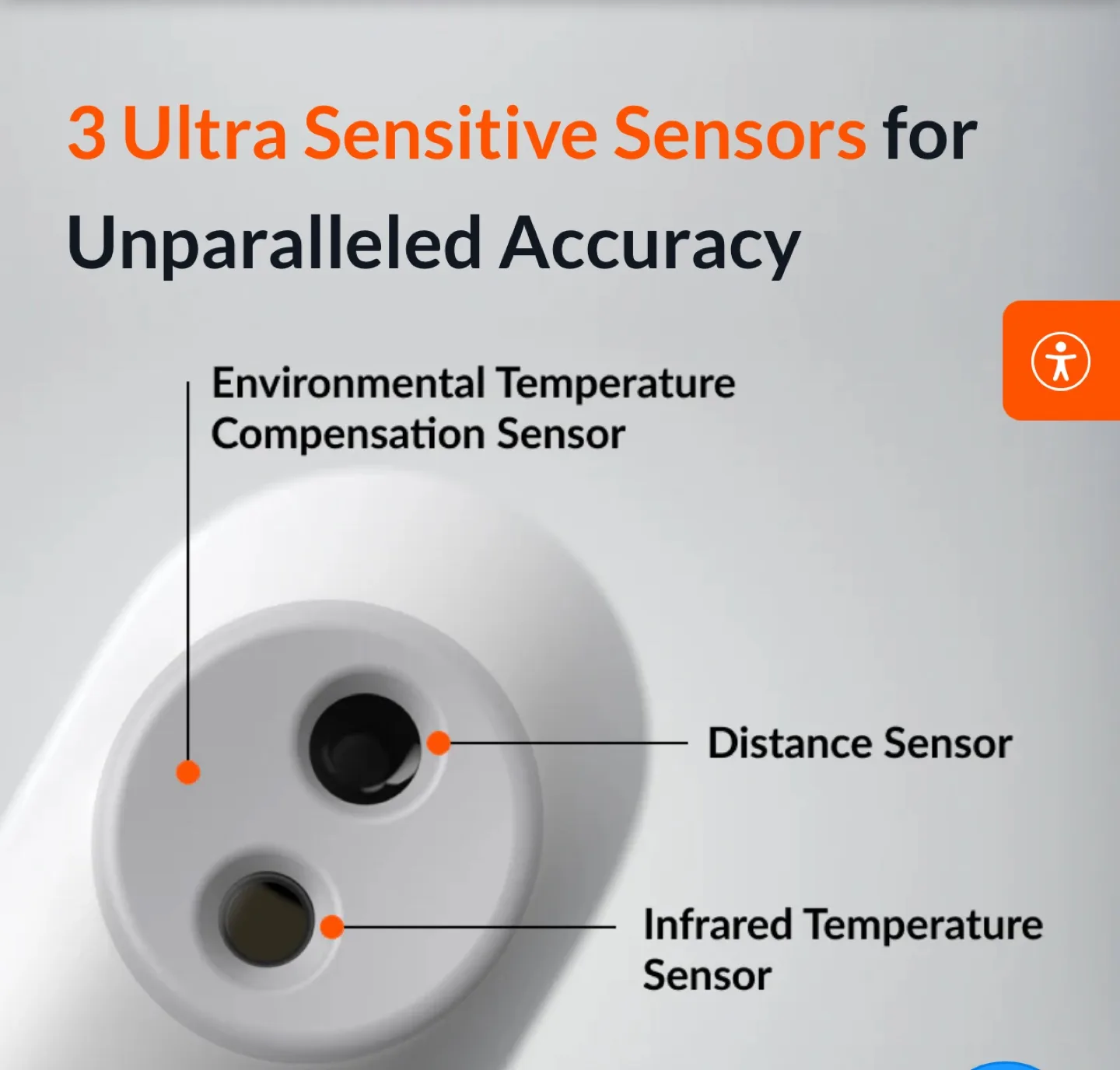 Brand New iHealth PT3 Infrared No-Touch Forehead Thermometer image indicator(3)