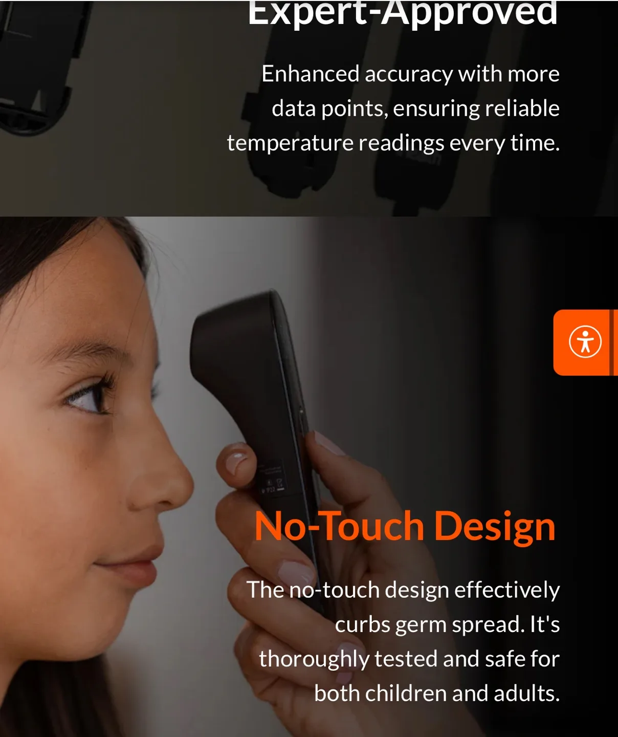 Brand New iHealth PT3 Infrared No-Touch Forehead Thermometer image indicator(5)