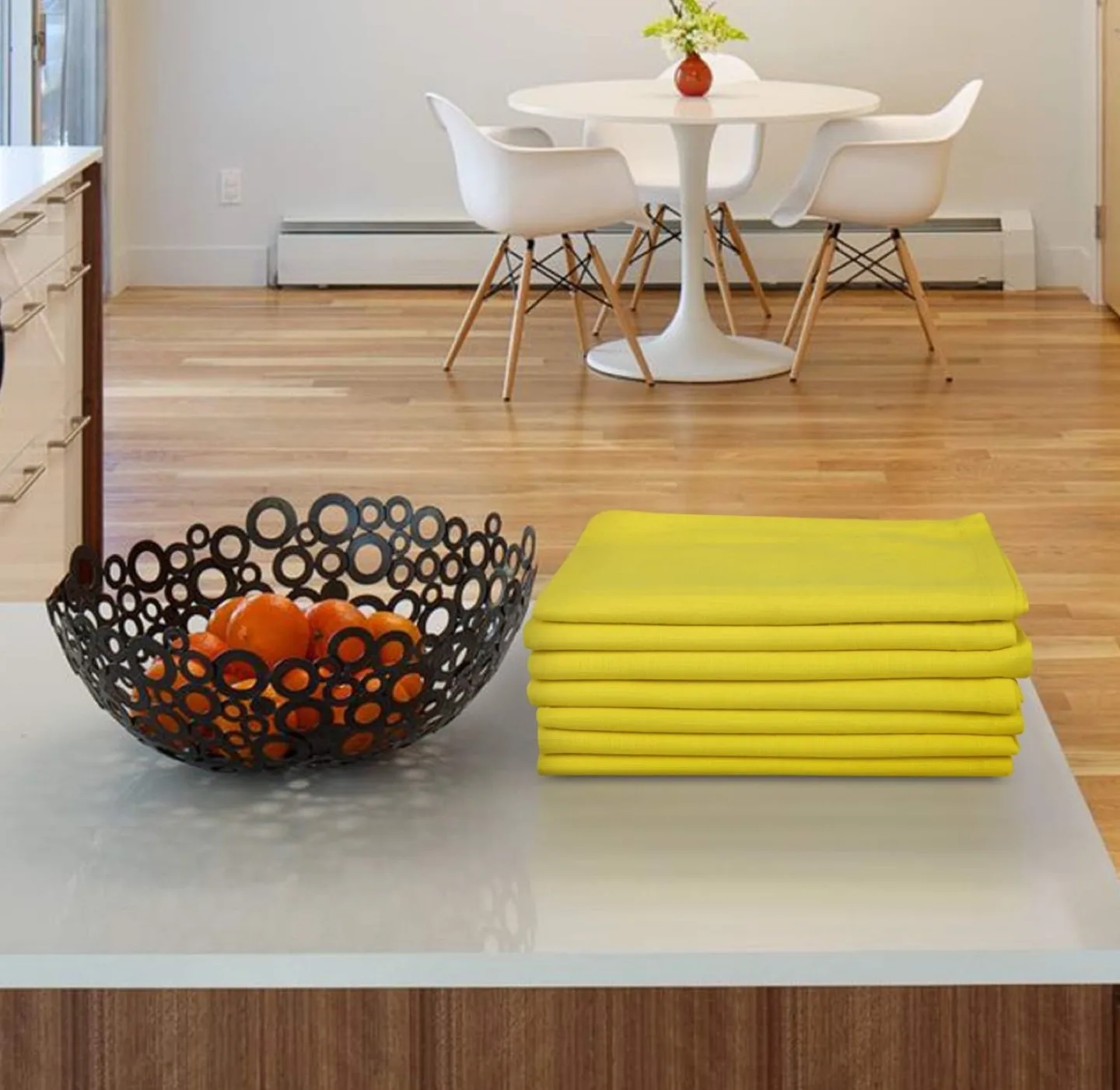 NEW 12 Pack Yellow Dinner Napkins - Premium Quality image indicator(2)