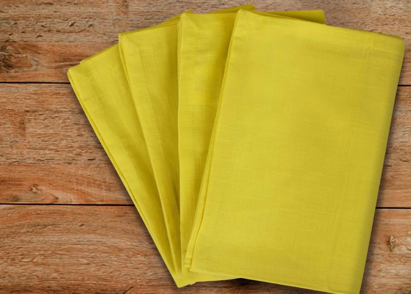 NEW 12 Pack Yellow Dinner Napkins - Premium Quality image indicator(3)