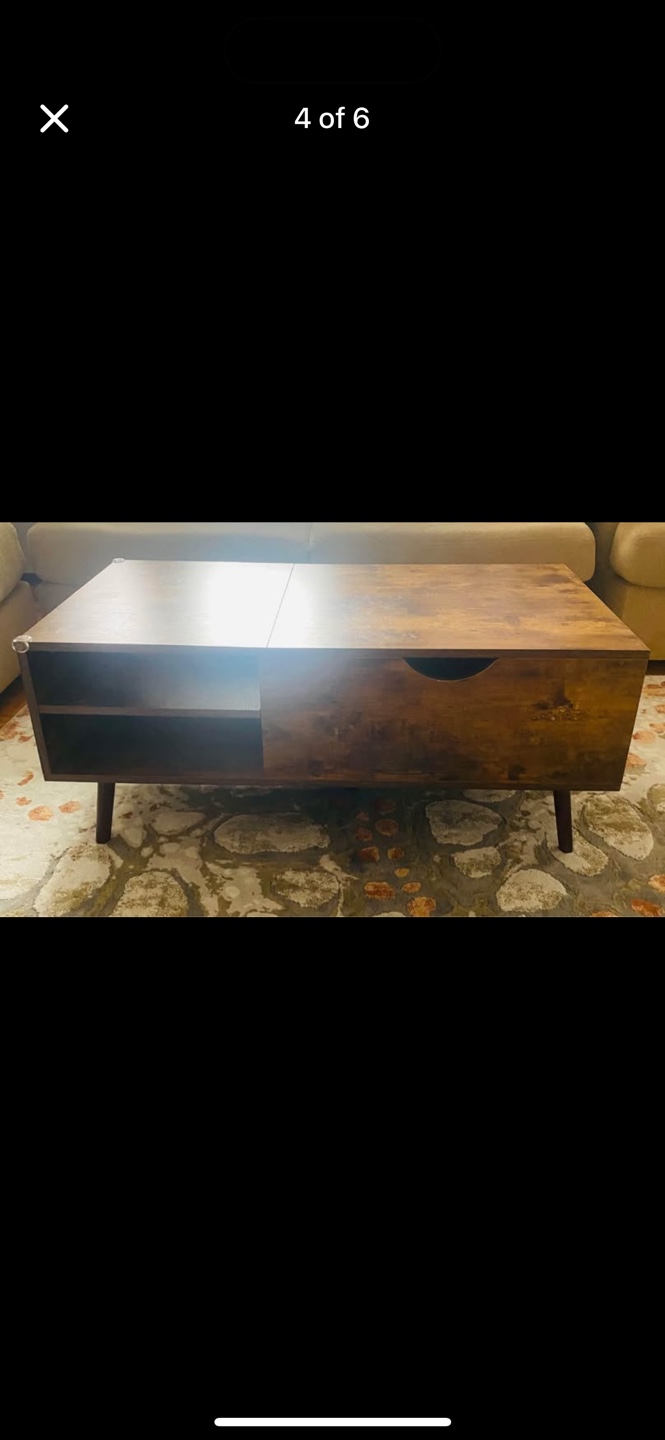 Lift-Top Coffee Table with Storage