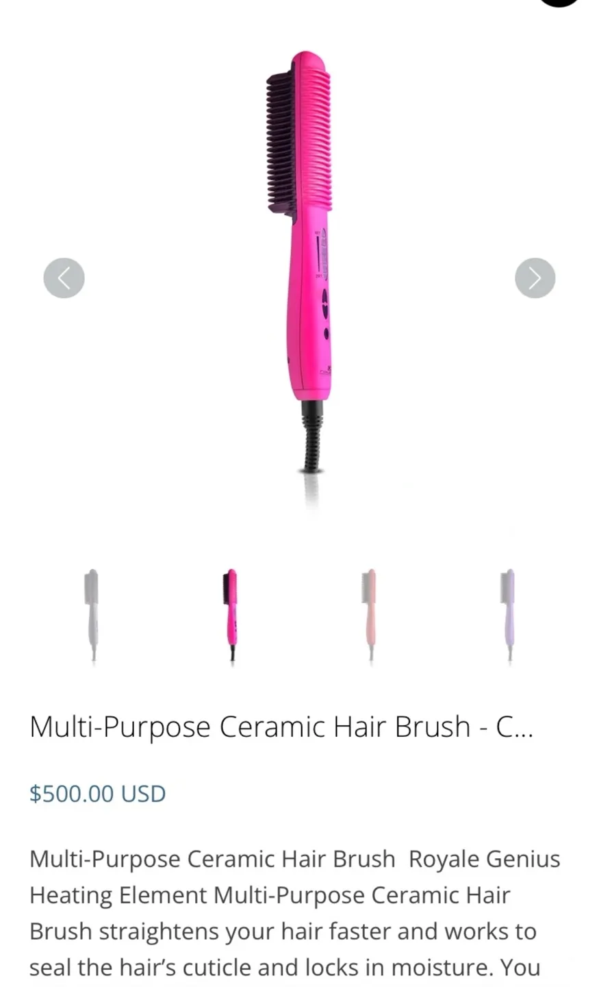 Royale Genius Multi-Purpose Ceramic Hair Brush image indicator(3)