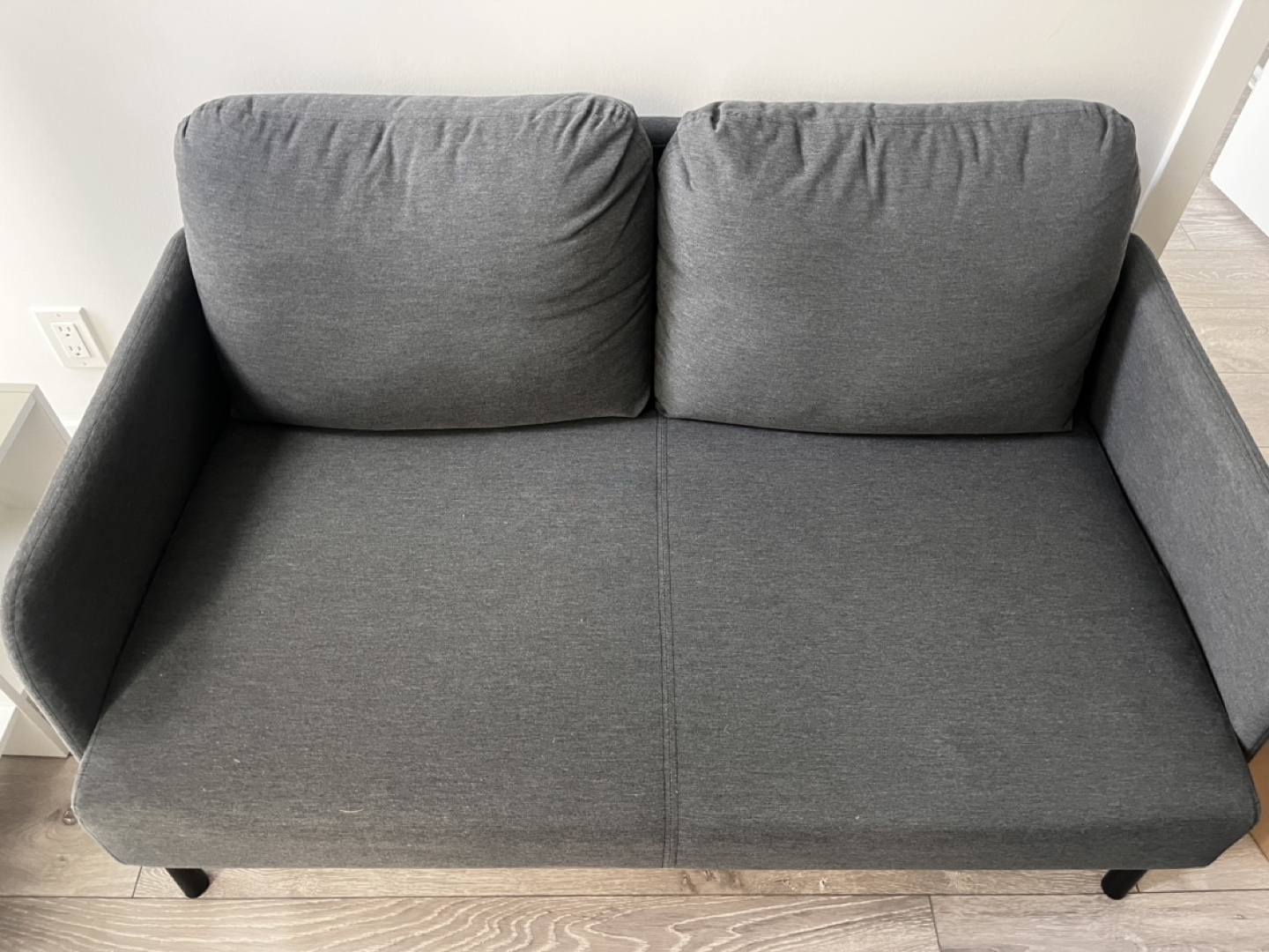 Grey Two-Seater Sofa - photo 2