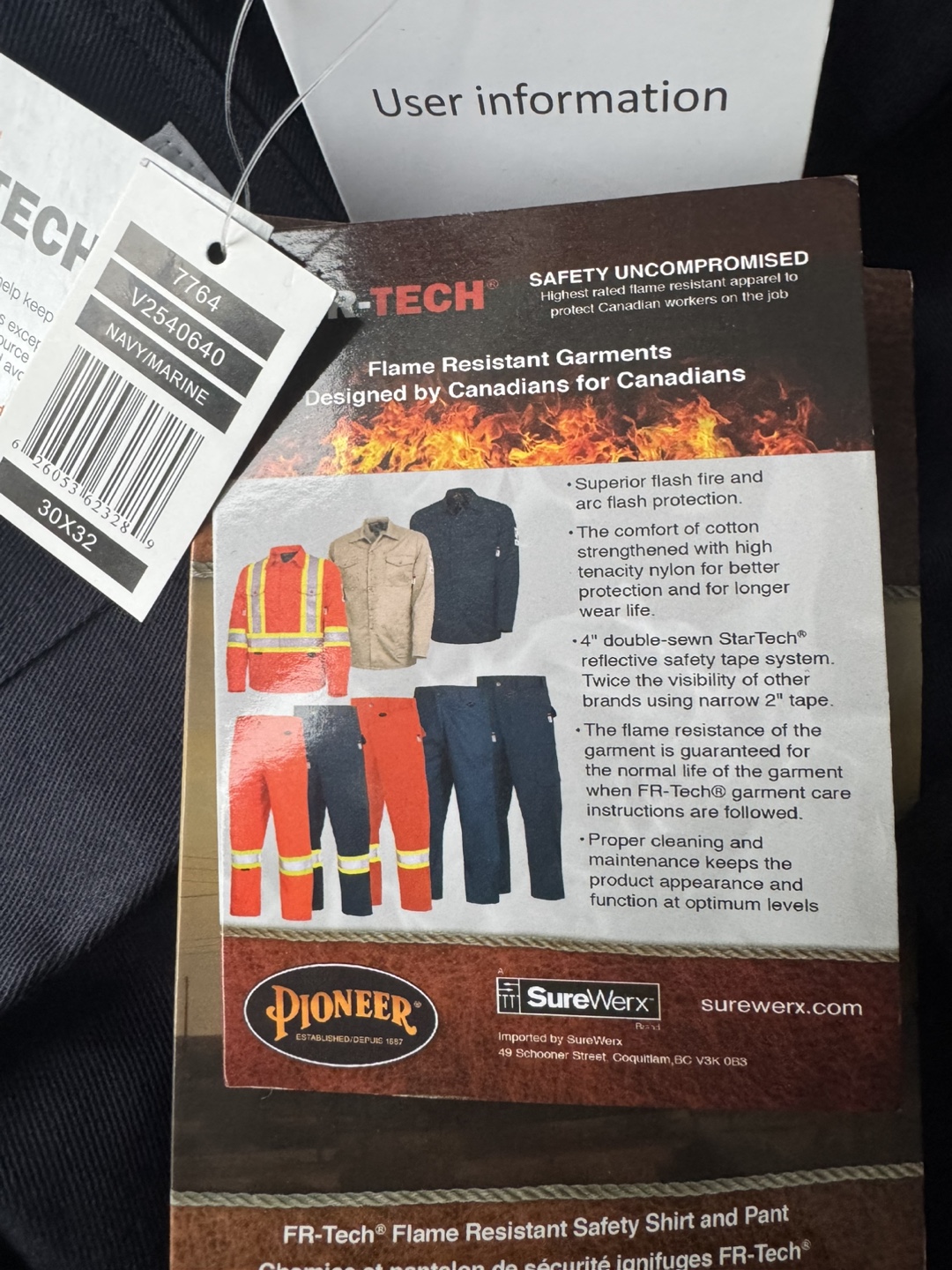 Pioneer FR-Tech Flame Resistant Cargo Pants - Navy - photo 3