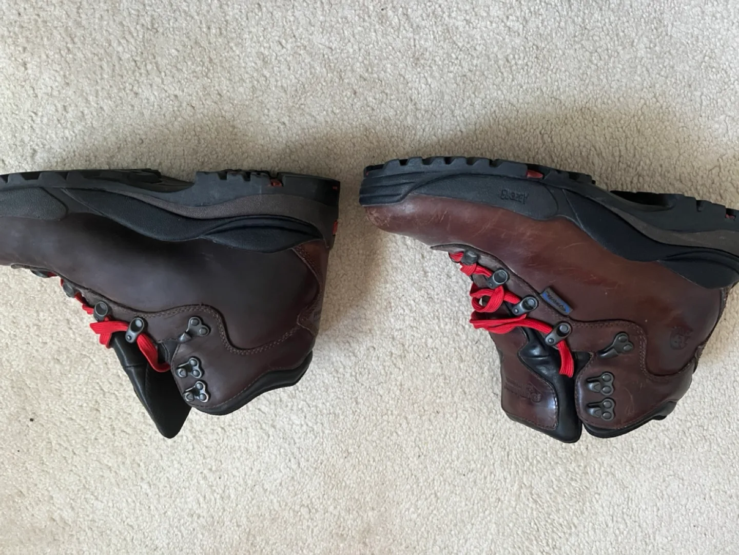 Dunham Men's Hiking Boots Leather Waterproof  Size 10 image indicator(2)