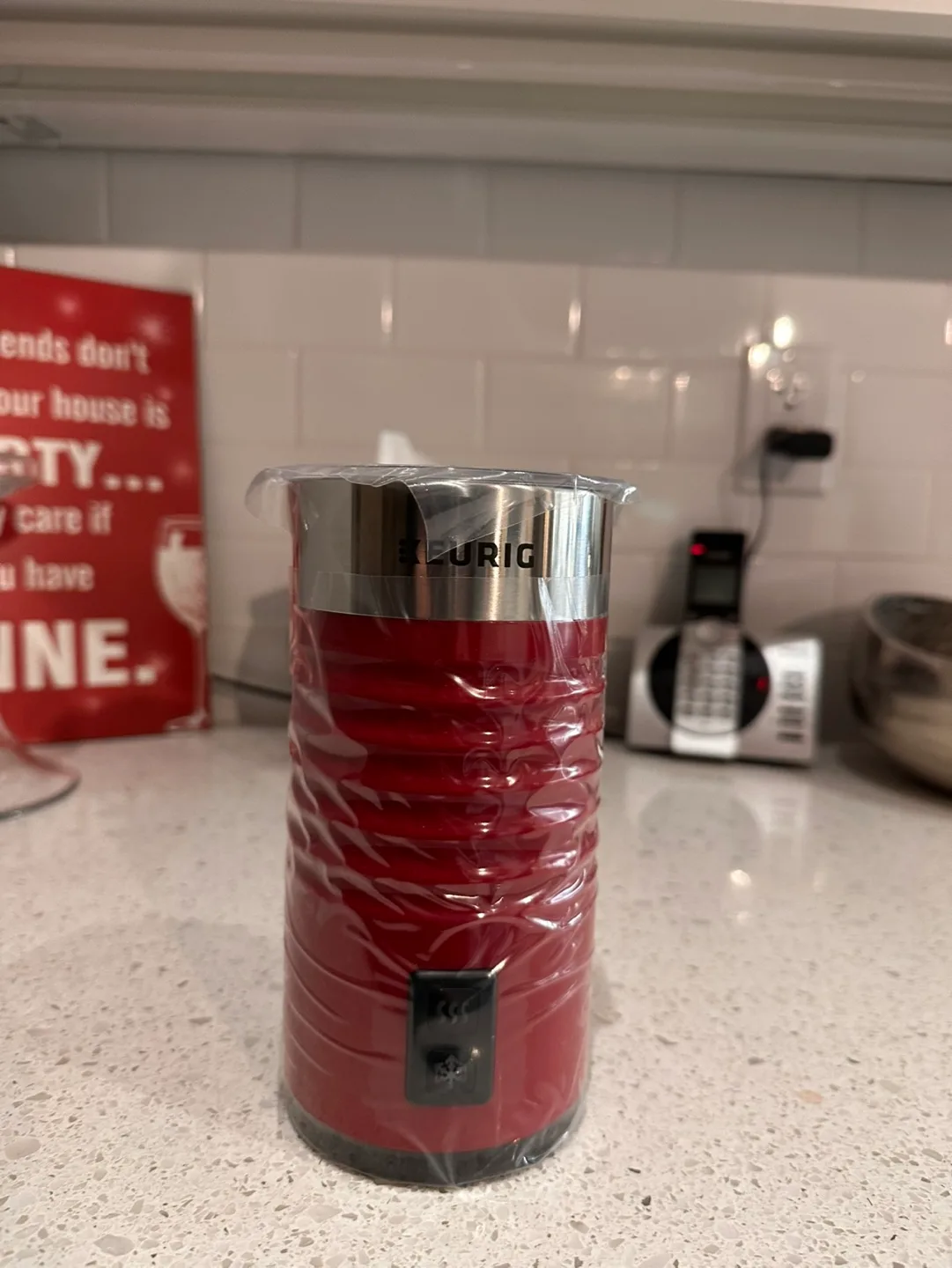 New Keurig Milk Frother - Red image indicator(4)