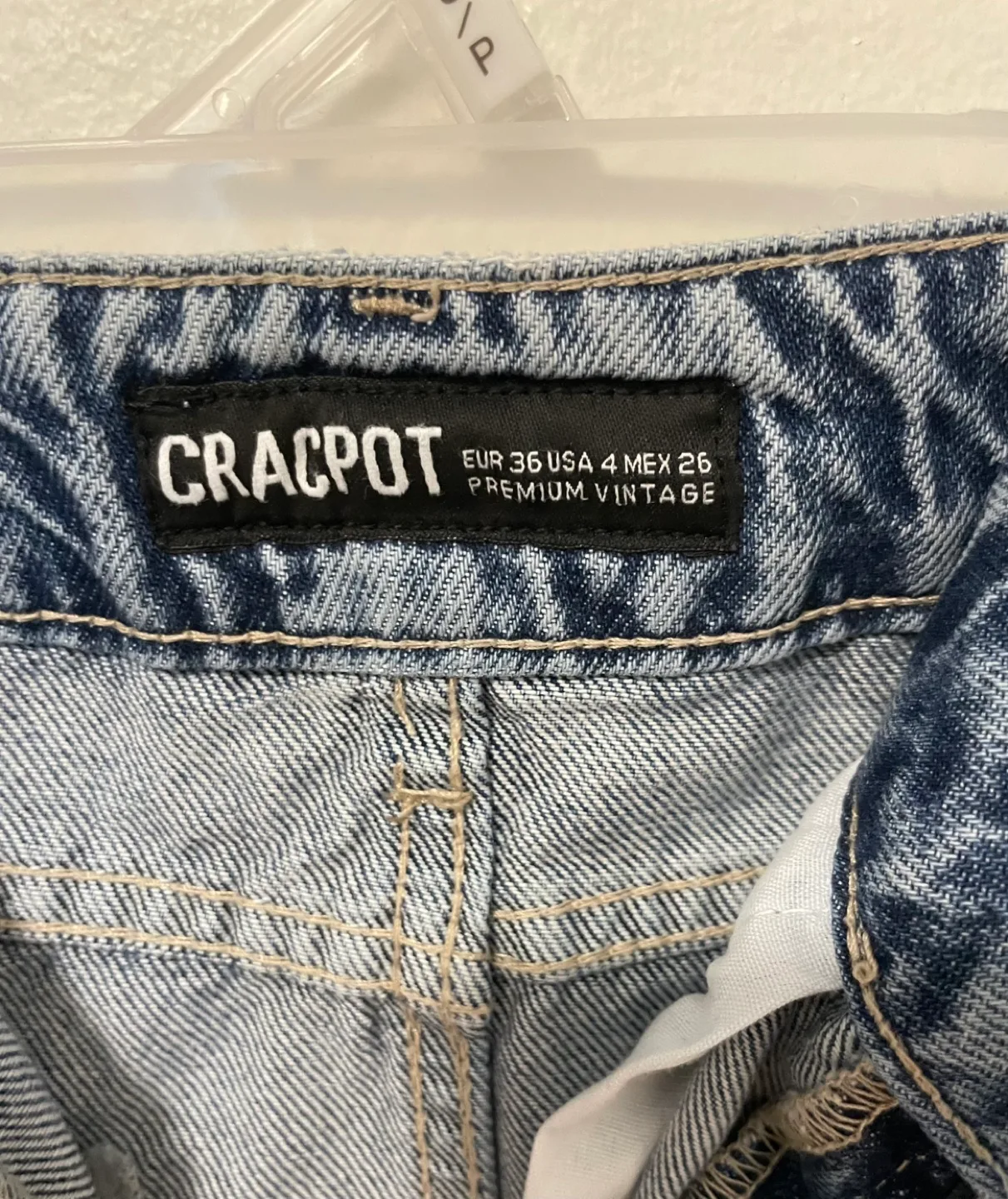 Cracpot Premium Vintage Denim Midi Skirt - Size 26 image indicator(3)