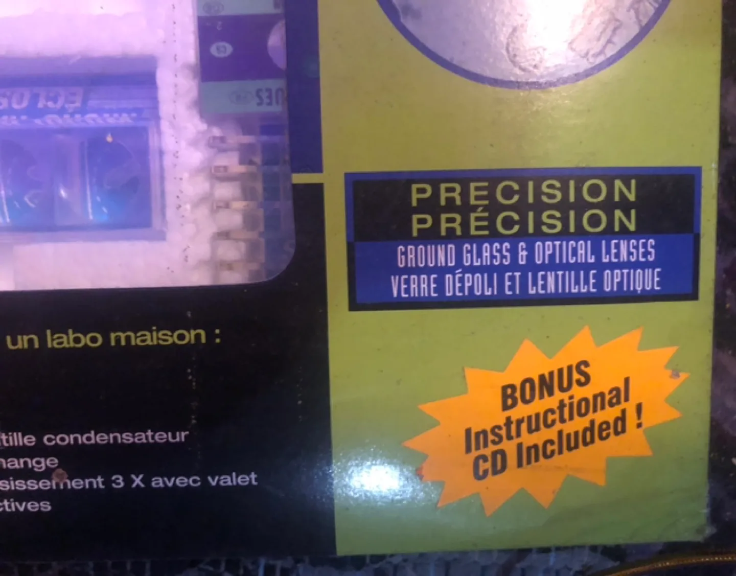 Edu Science Microscope Lab Kit - 100x-900x Zoom Power image indicator(5)