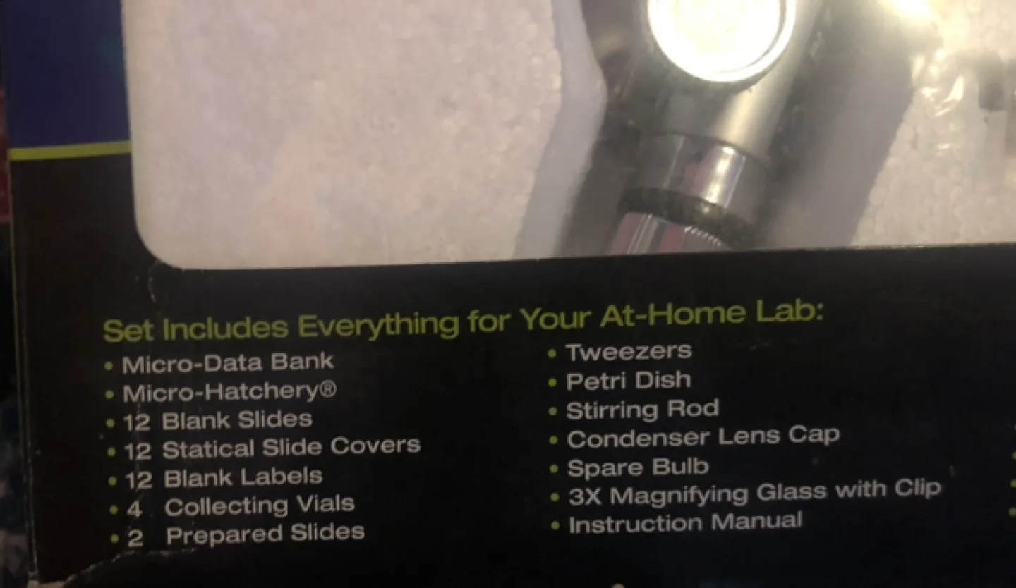 Edu Science Microscope Lab Kit - 100x-900x Zoom Power image indicator(4)