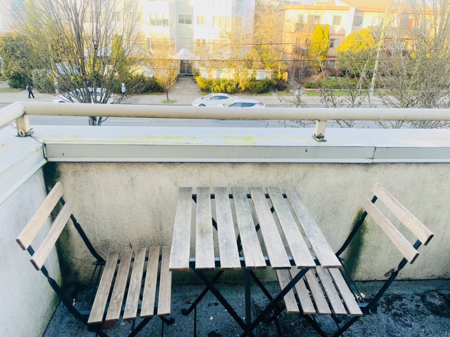 Balcony Bistro Set - Two Chairs and Table