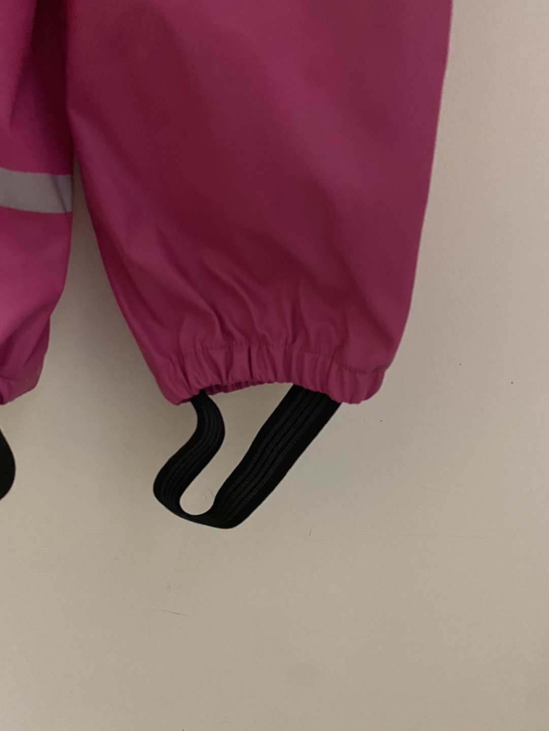 Pink Children's Rain Pants with Straps | 1.5-2 years old - photo 4