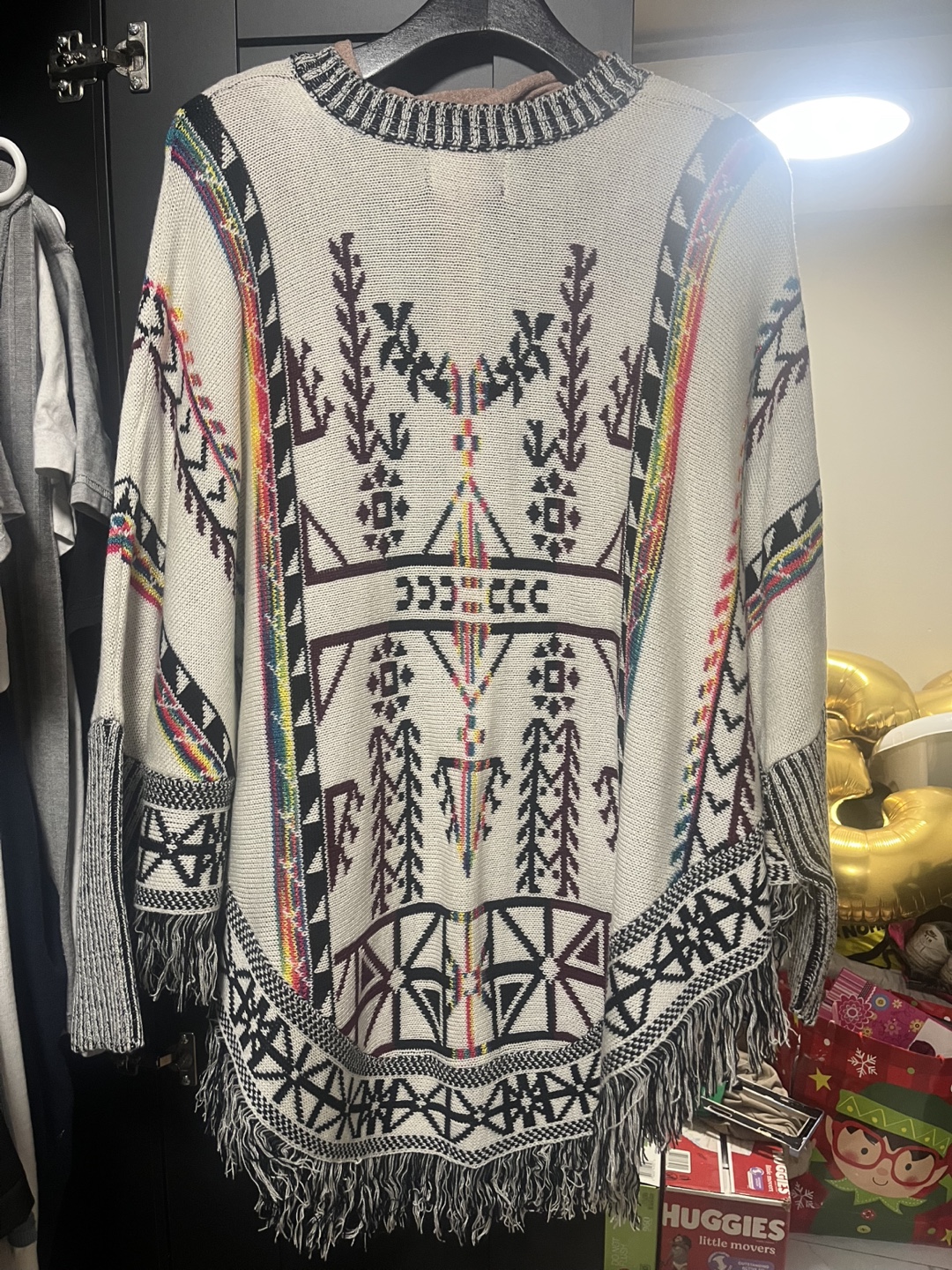 Knitted cape/ cardigan