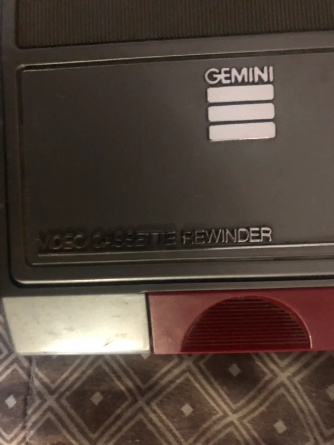 Vintage Gemini RW1300 Video Cassette Rewinder image indicator(2)