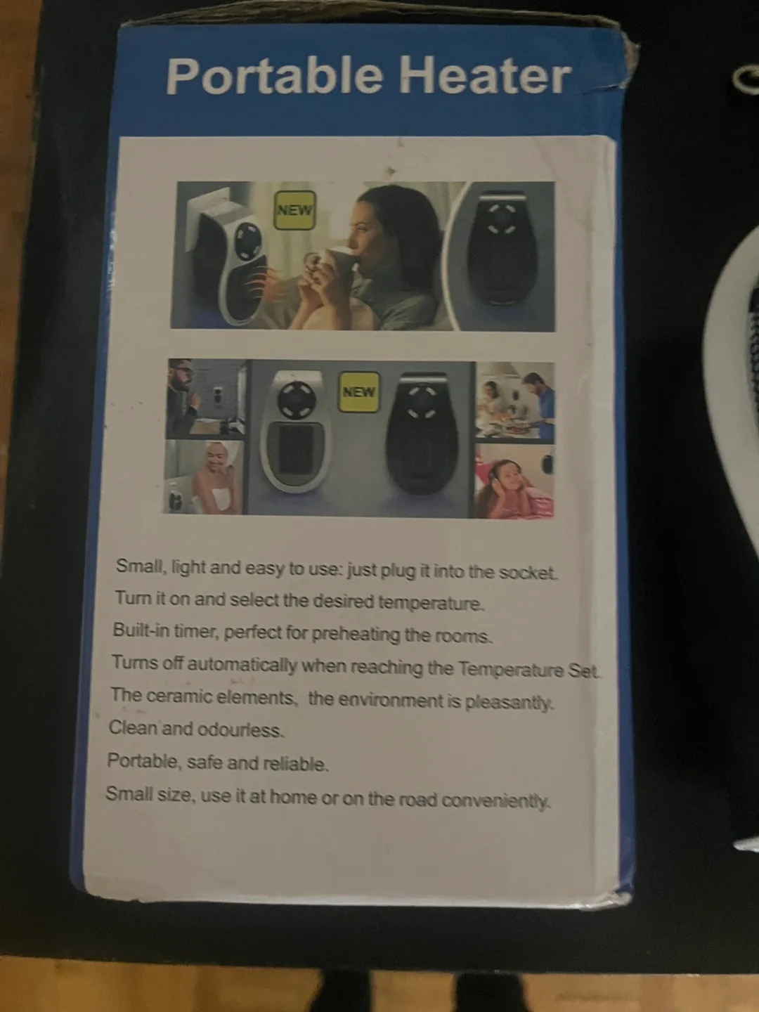 ULP 500W Portable Ceramic Heater image indicator(4)