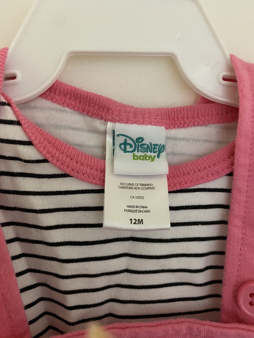 Disney Baby Girl's 12M Pink Dalmatian Outfit - photo 4
