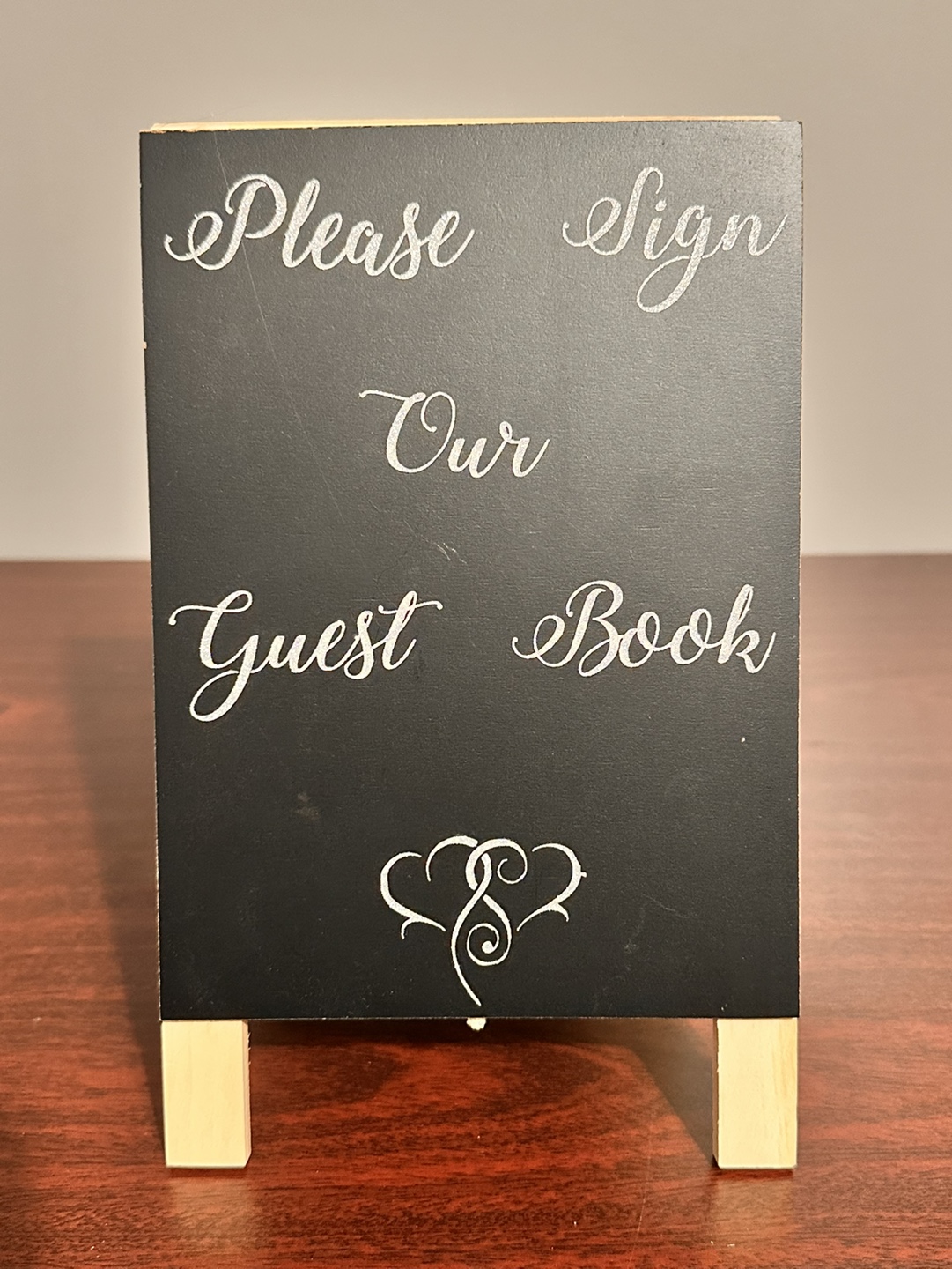 Mini Chalkboard Guest Book Sign