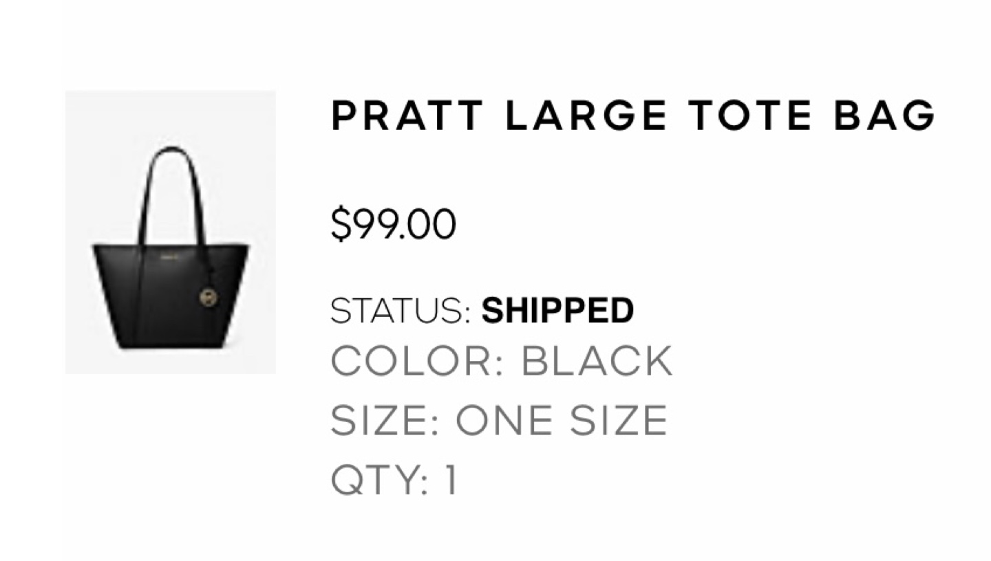 Michael Kors Pratt Large Tote Bag - Black - photo 4