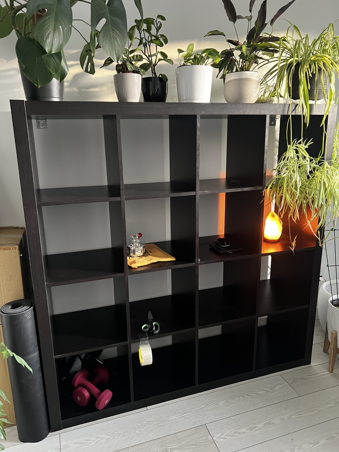 IKEA Black Kallax Shelving Unit