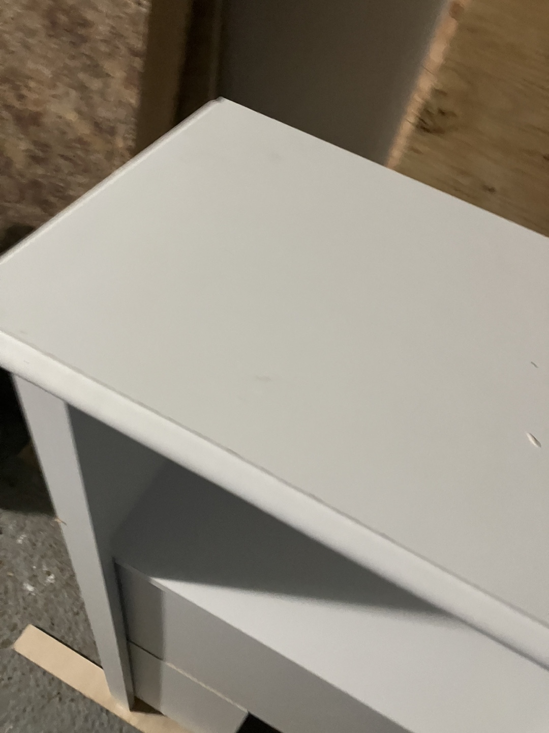 White Queen or King Headboard with Built-in Shelving - photo 4