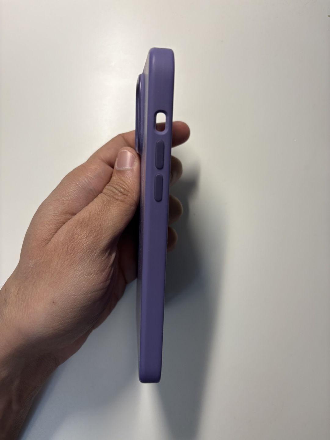 Purple iPhone 14 Pro Max Silicone Case - photo 4