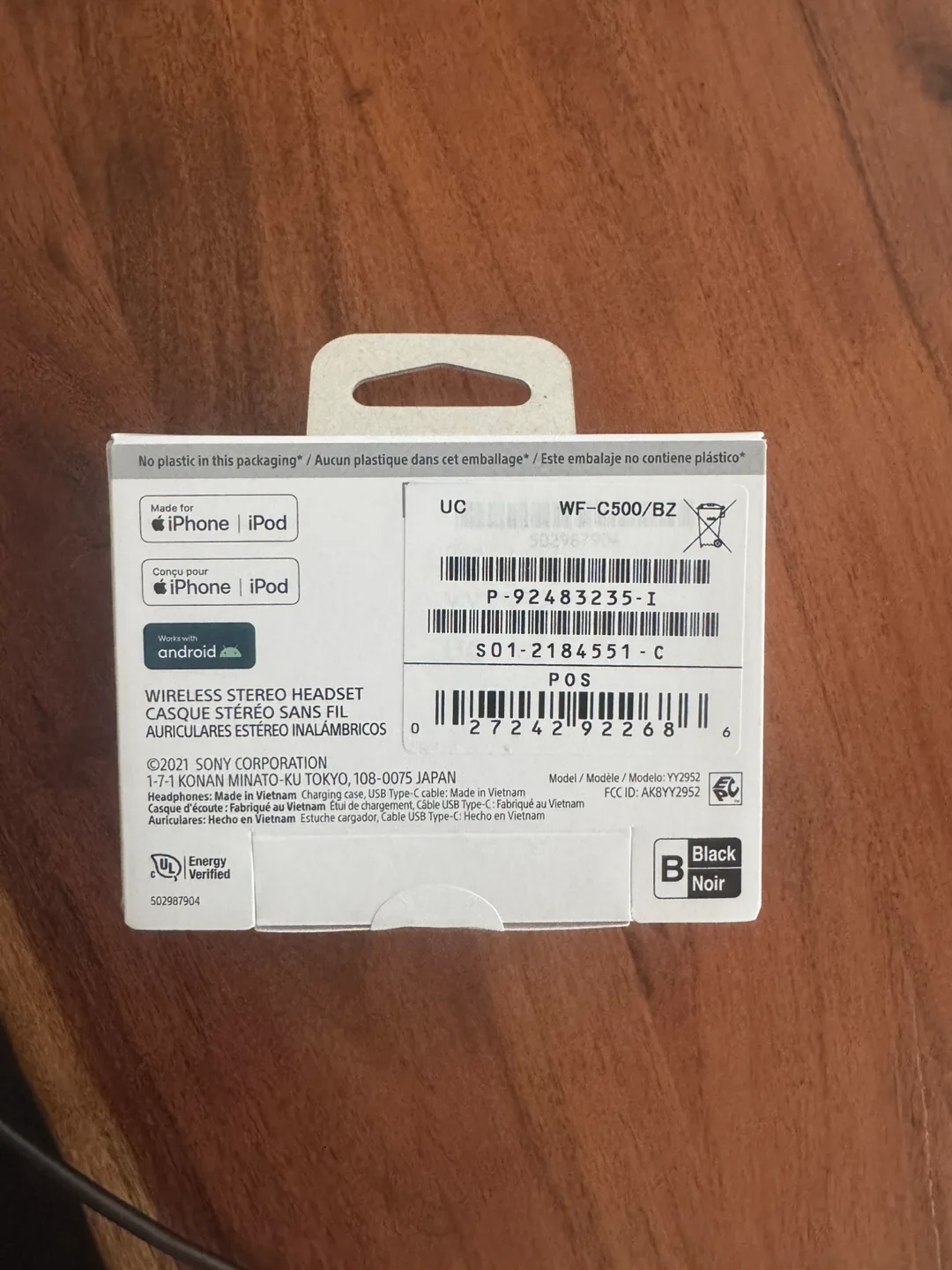 Sony WF-C500 Wireless Earbuds - Black image indicator(2)